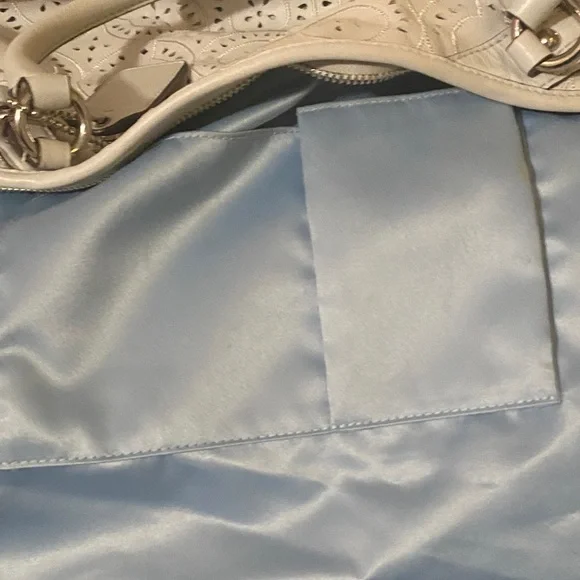 Coach Madison laser cut eyelet leather satchel 17003 - Picture 8 of 15